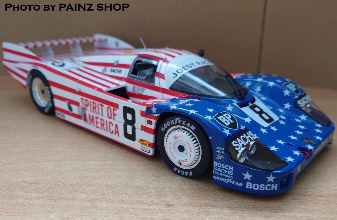 1/18 ポルシェ 956LH ル・マン1986 #8 星条旗柄 PORSCHE 1/18 ポルシェ 956LH ル・マン1986 #8 星条旗柄 PORSCHE - メルカリ