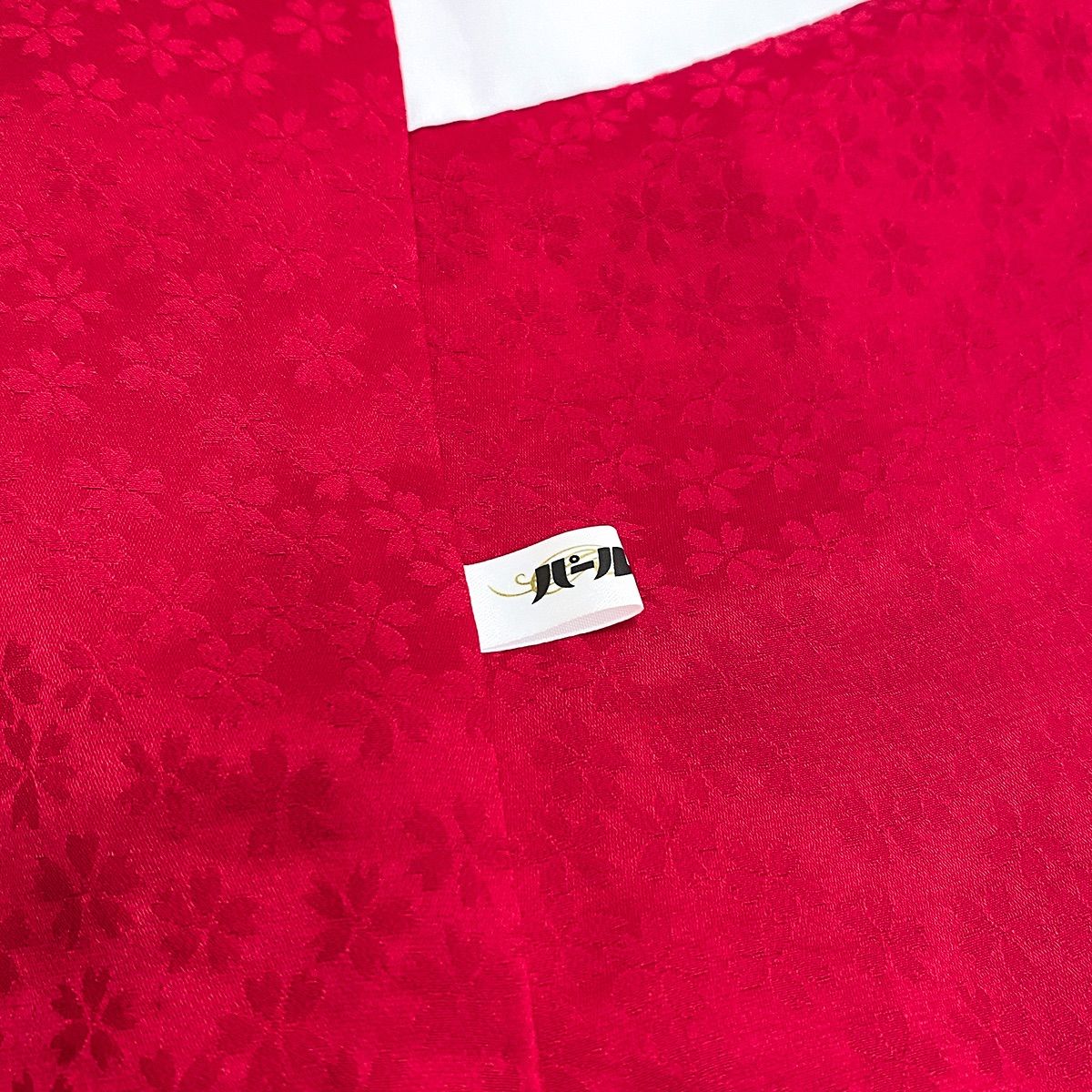 futx144 正絹 豪華 振袖 美品 赤色 ガード加工 牡丹柄 7号 - メルカリ