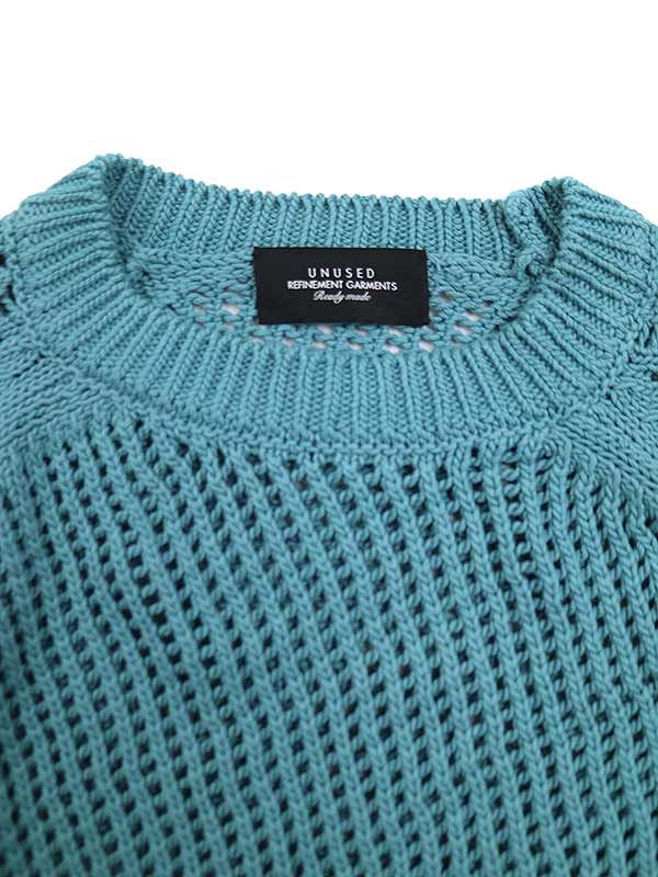 UNUSED 3G crew neck mesh knit