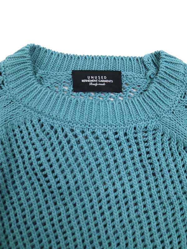 UNUSED アンユーズド 21SS 3G crew neck mesh knit クルーネック