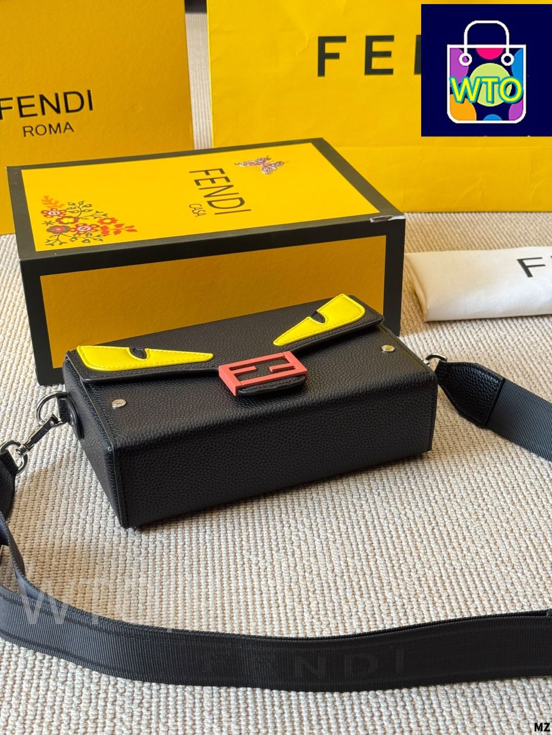 FENDI モンスター メッセンジャーバッグ FENDI フェンディ バックパック モンスター7VZ042 A5EV - メルカリ