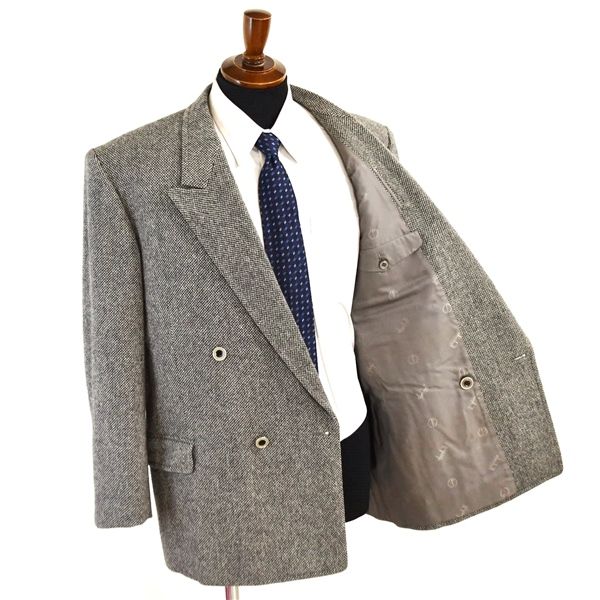 ダンヒル、ダブルスーツ メンズ マイクロチェック メイフェア スーツ | dunhill(ダンヒル