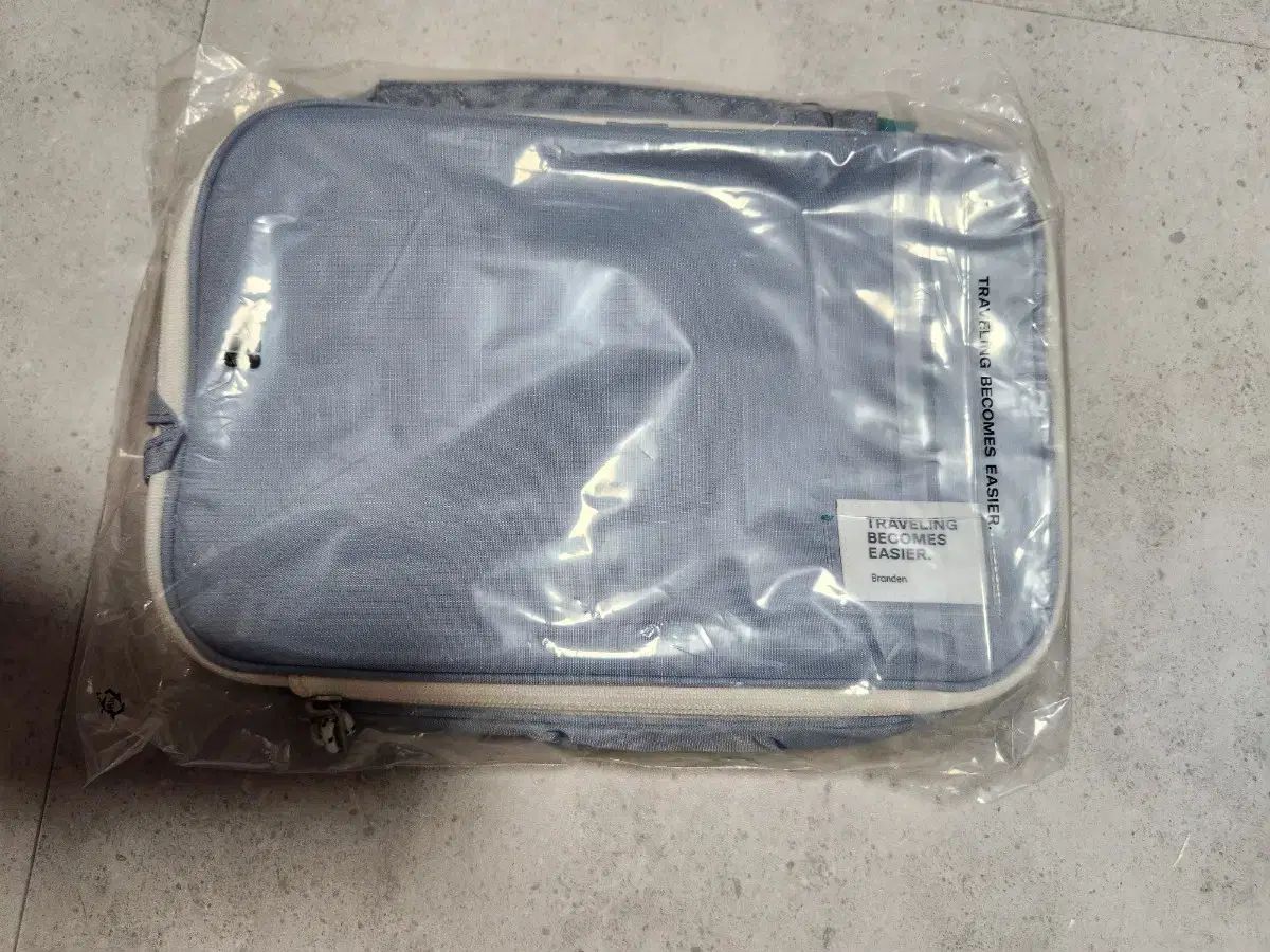 【雷市場（ポンジャン）商品韓国直送】 ブランドン 圧縮ポーチ 2 世帯 s サイズ スカイブルー