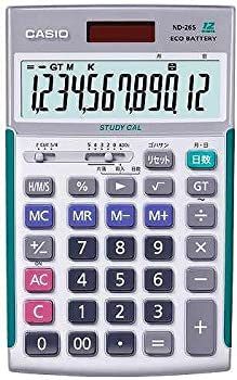 【】(未使用･未開封品)CASIO製 ＮＤ-２６Ｓ プロ用実務電卓（ソフトケース付） （日本電卓技能検定協会推奨電卓、簿記検定推奨品）