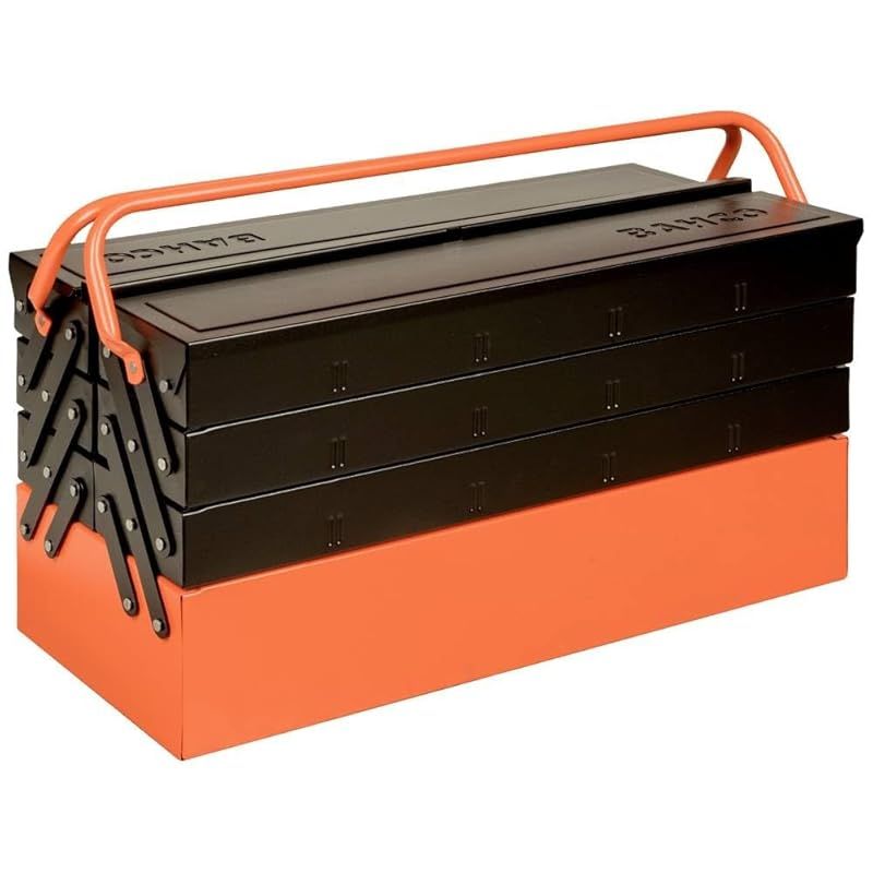 バｰコ 7トレｰ付きメタルボックス 1497MBF750 スチｰル製工具箱 0