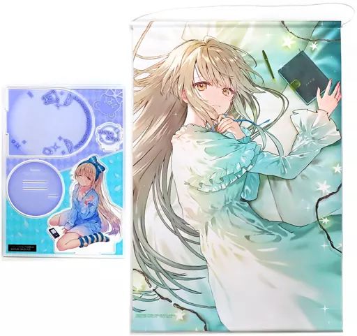 【中古】グッズセット [単品] 2大特典セット 「ライトノベル お隣の天使様にいつの間にか駄目人間にされていた件 第8.5巻 特装版 A3超でかアクリルフィギュア＆B2Wスエードタペストリー付き