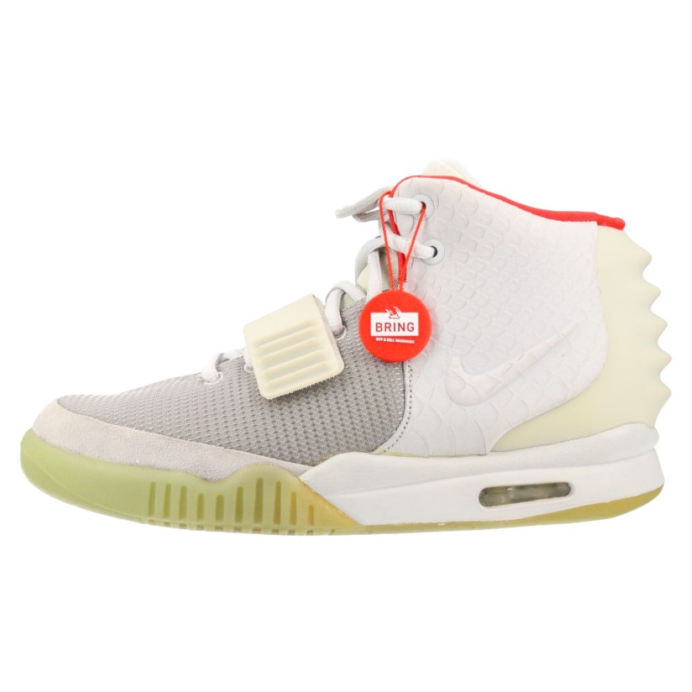 NIKE (ナイキ) AIR YEEZY 2 NRG PURE PLATINUM エアイージー2ピュアプラチナム ハイカットスニーカー グレー  US8.5 508214-010