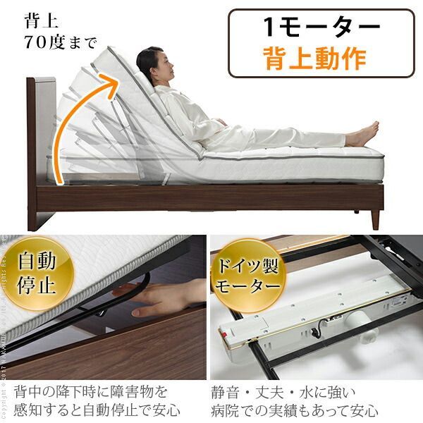 電動ベッド リクライニング