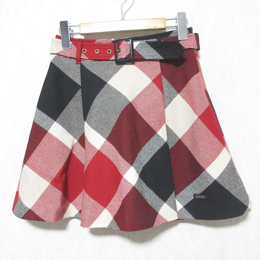 BURBERRY BLUE LABEL スカート　バーバリーチェック　サイズ36 美品 BURBERRY BLUE LABEL バーバリーブルーレーベル チェック