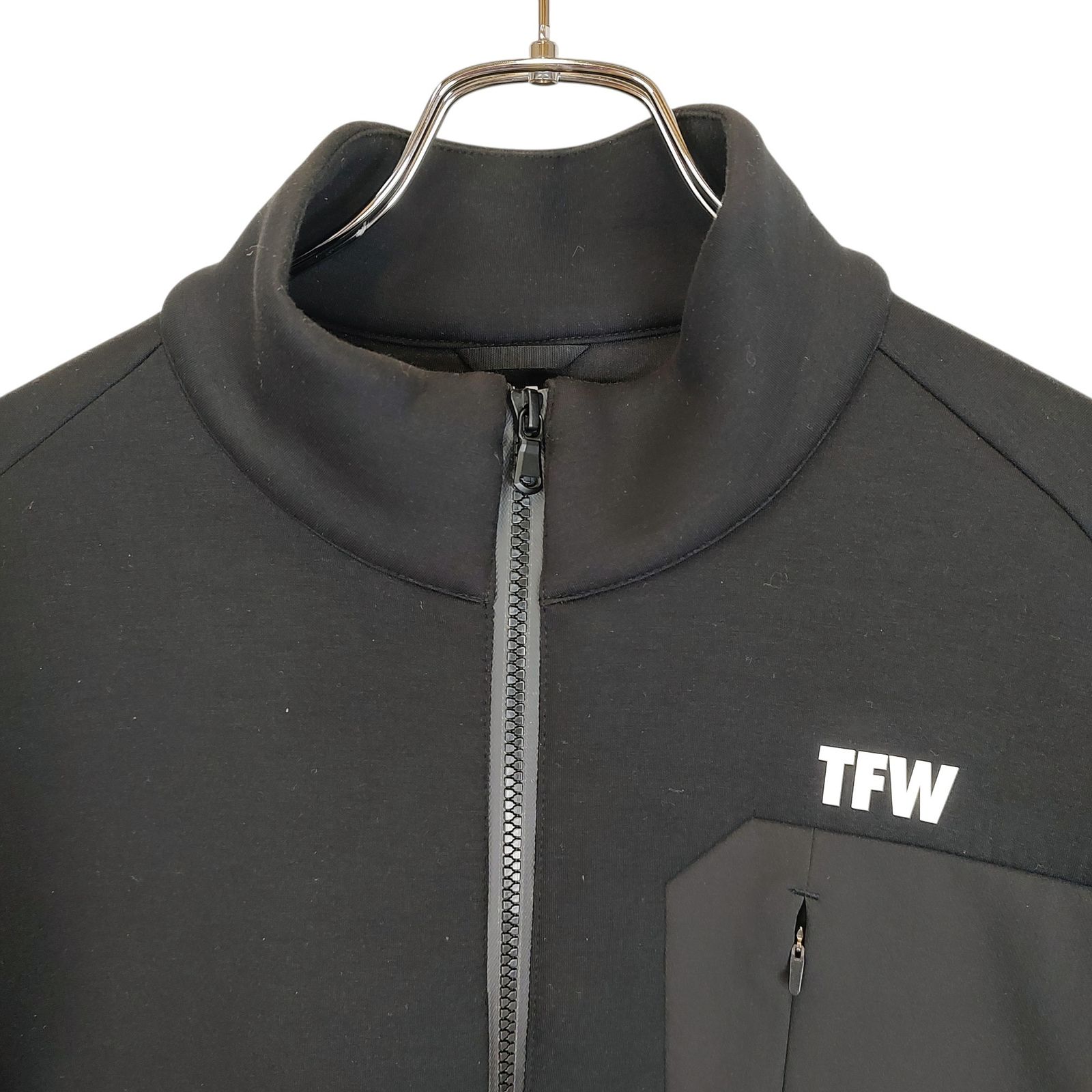 メンズウェア TFW49 CARDBOARD MATERIAL HALF ZIP HOODIE TFW49 ティーエフダブリュー ゴルフ CARDBOARD MATERIAL HALF