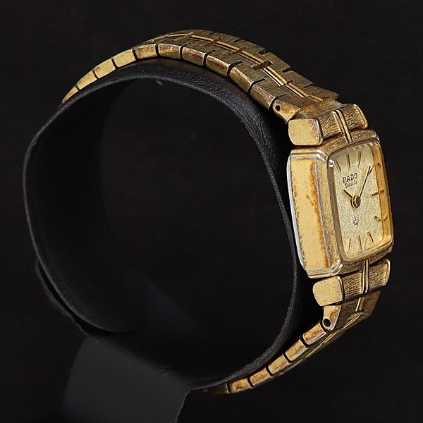 RADO ラドー 700.9019.2 スクエア クォーツ ゴールド 腕時計 ラドー 700.9019.2 QZ ゴールド文字盤 レディース腕時計 2000000