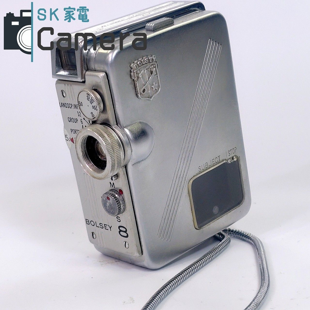 BOLSEY 8 MADE IN U.S.A. PATENTS PEND ING ボルシ― 8 BOLSEY-8 小型カメラ 8ミリカメラ