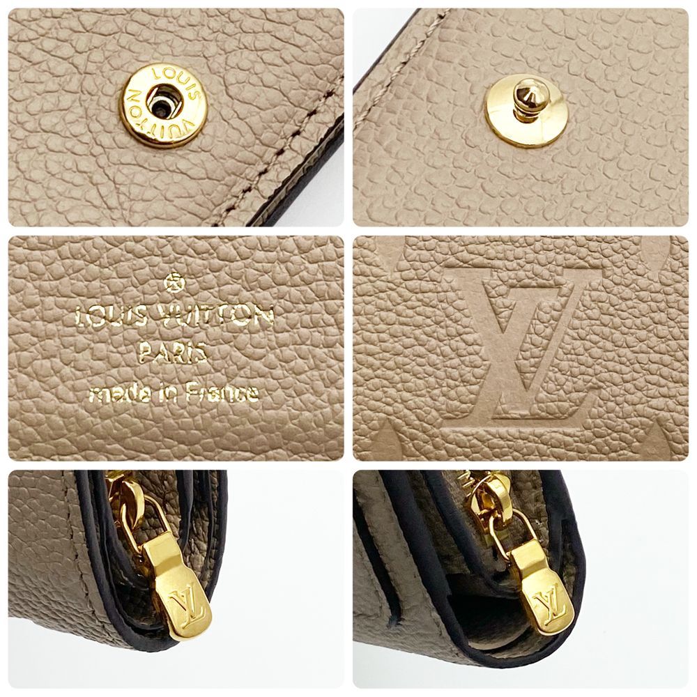 ルイヴィトン ポルトフォイユ・クレア モノグラム・アンプラント RFID 極美品 ルイヴィトン モノグラムアンプラント ポルトフォイユクレア 二つ折り