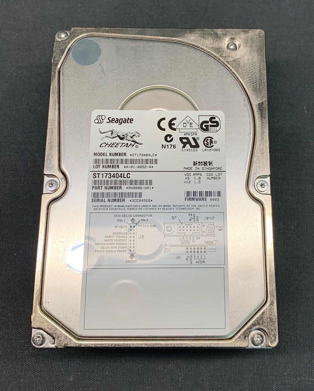 Seagate 購入 ST173404LC Cheetah 73GB ULTRA160 SCSI Hard Drive (1.6