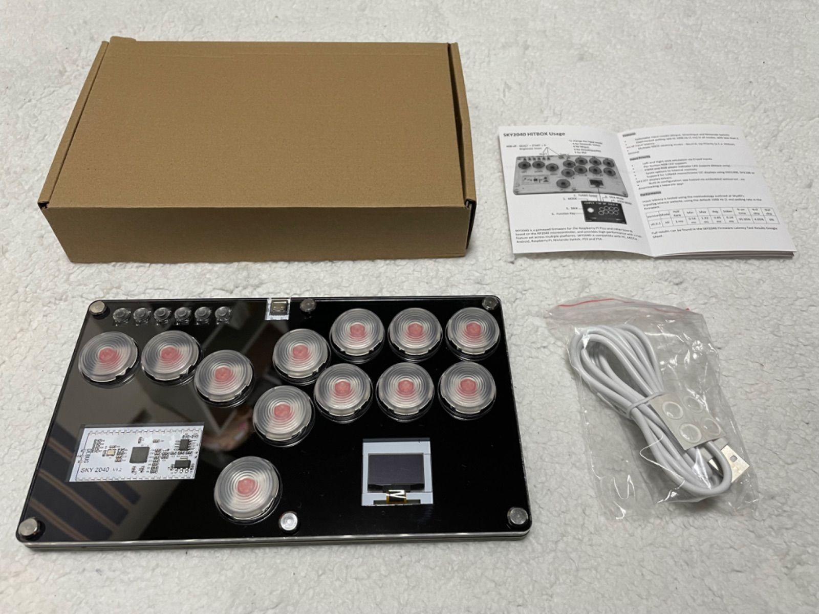 新品】SKY2040 HITBOX Usage レバーレスコントローラー ラズベリーパイ 