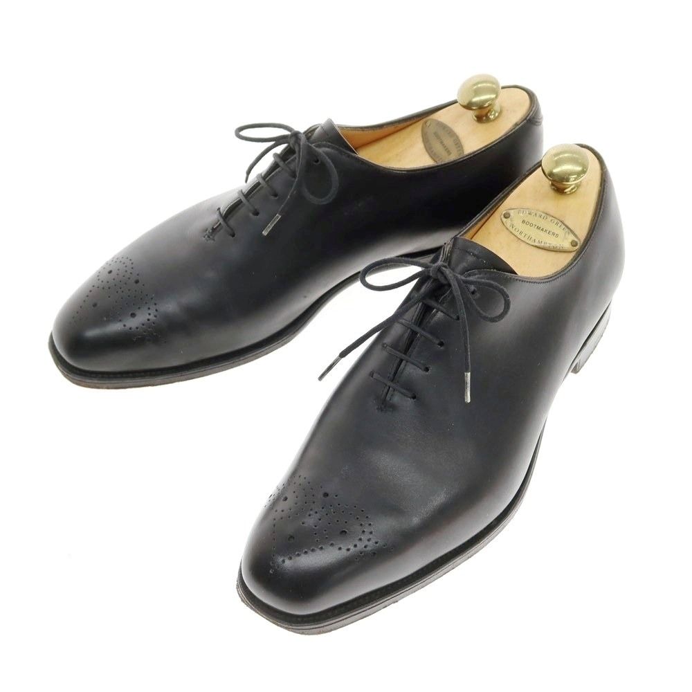 エドワードグリーン EDWARD GREEN NEWBURY ドレスシューズ ブラック サイズ7E メンズ