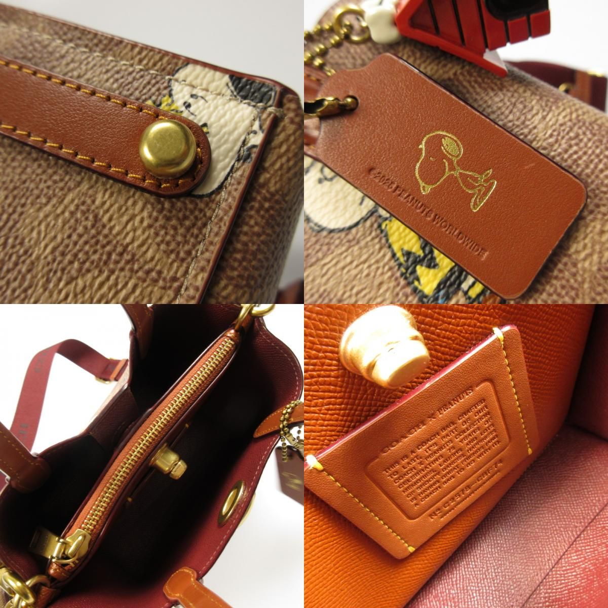 姫路東店】 中古 COACH | コーチ ×PEANUTS 2wayバッグ ウィロウトート 