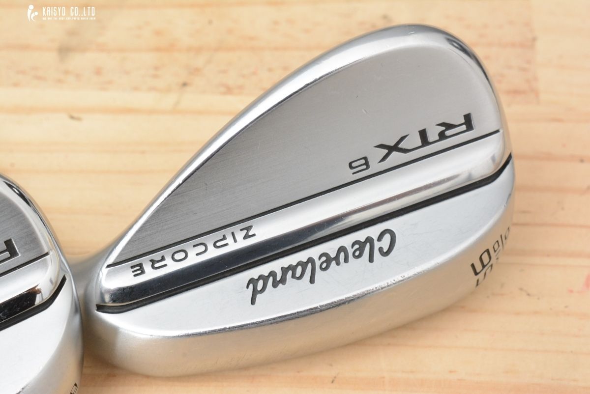 WG2本セット】クリーブランド RTX 6 ZIPCORE ウェッジ 52°/56° TRAVIL
