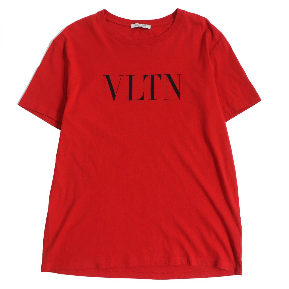 美品□2019年製 VALENTINO/ヴァレンティノ VLTNロゴプリント クルー