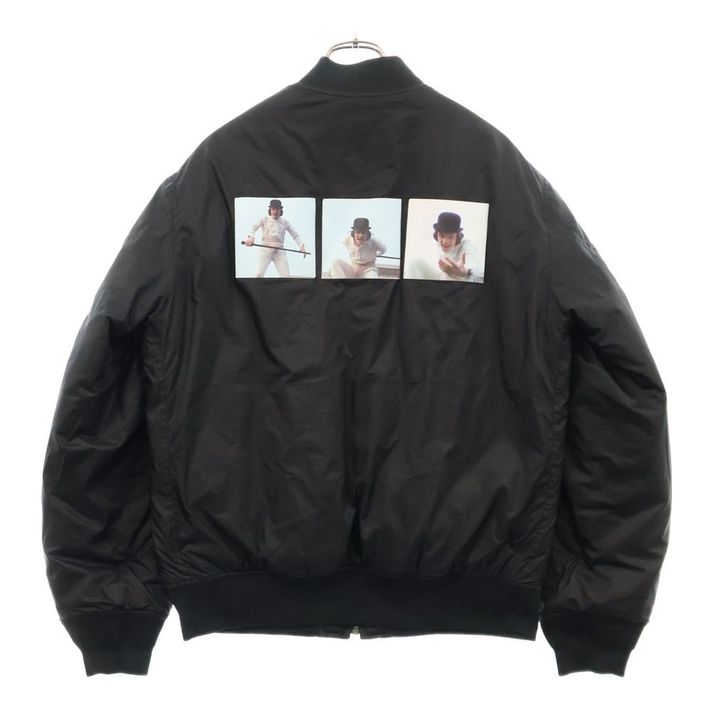UNDERCOVER アンダーカバー 19AW CLOCKWORK ORANGE 時計じかけのオレンジ リバーシブル MA-1 フライトジャケット ブラック UCX4208