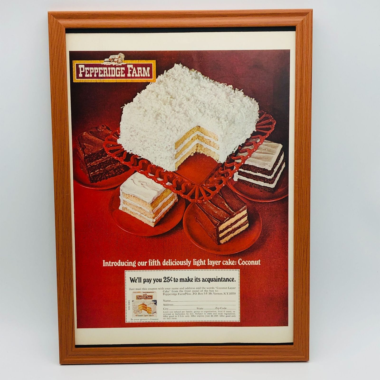 ビンテージ 広告 ポスター 『 ペパリッジファーム (Pepperidge Farm