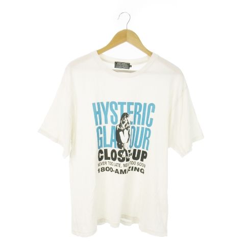 HYSTERICS ヒステリックス ラメ半袖カットソー HYSTERIC GLAMOUR - HYSTERIC GLAMOUR ヒステリックグラマー T