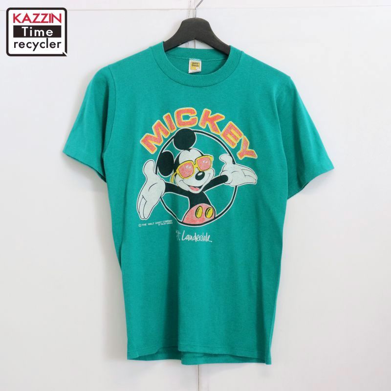 z*2様 【80年代物】Velva Sheen 　ミッキーマウス　ヴィンテージト 80s USA製 vintage Velva Sheen ミッキーマウス Mickey Mouse 半袖T