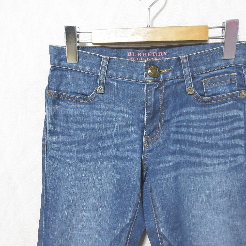 美品 BURBERRY BLUE LABEL バーバリーブルーレーベル ストレッチ