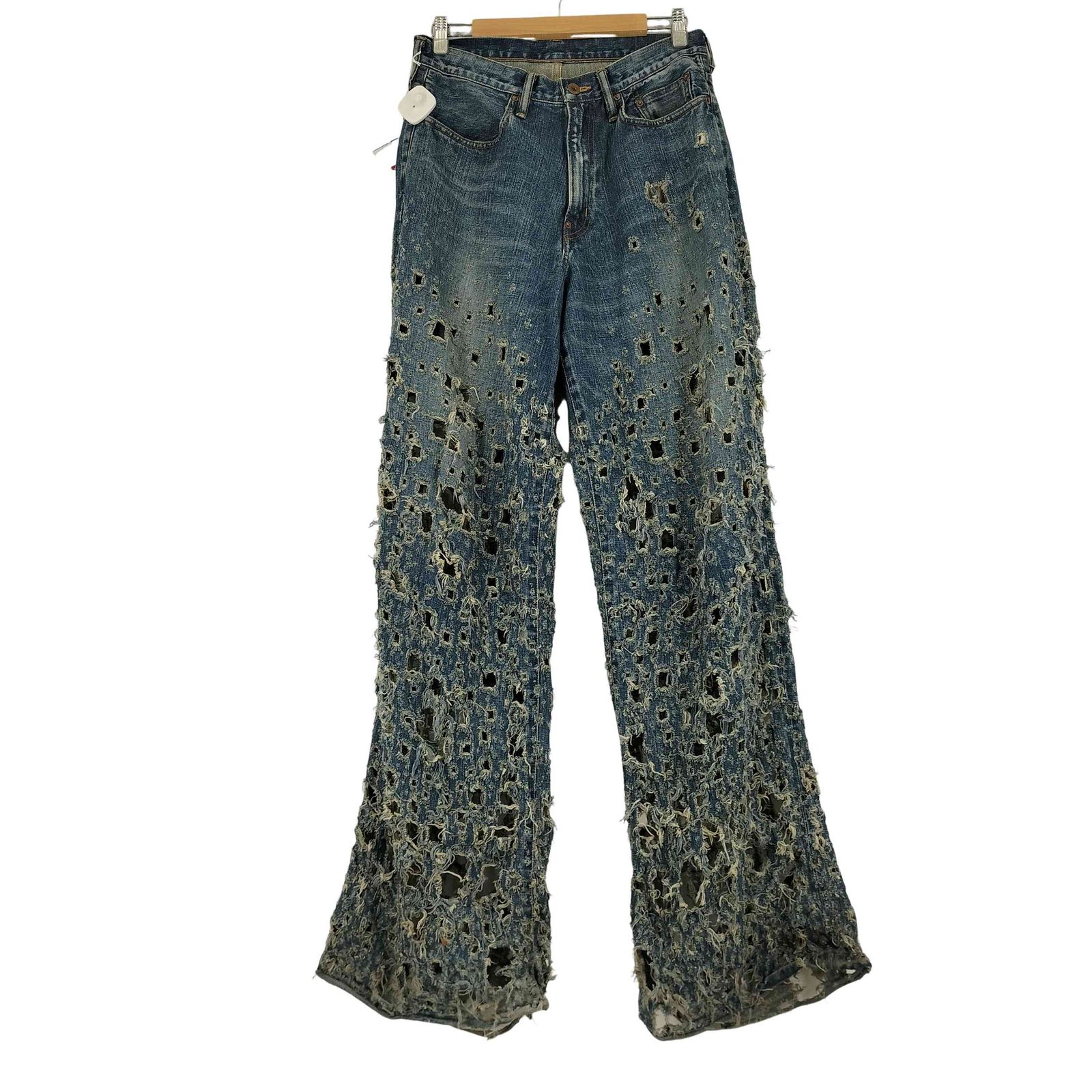 シュガーヒル SUGARHILL 24SS CRASHED MODERN DENIM WIDE TROUSERS 