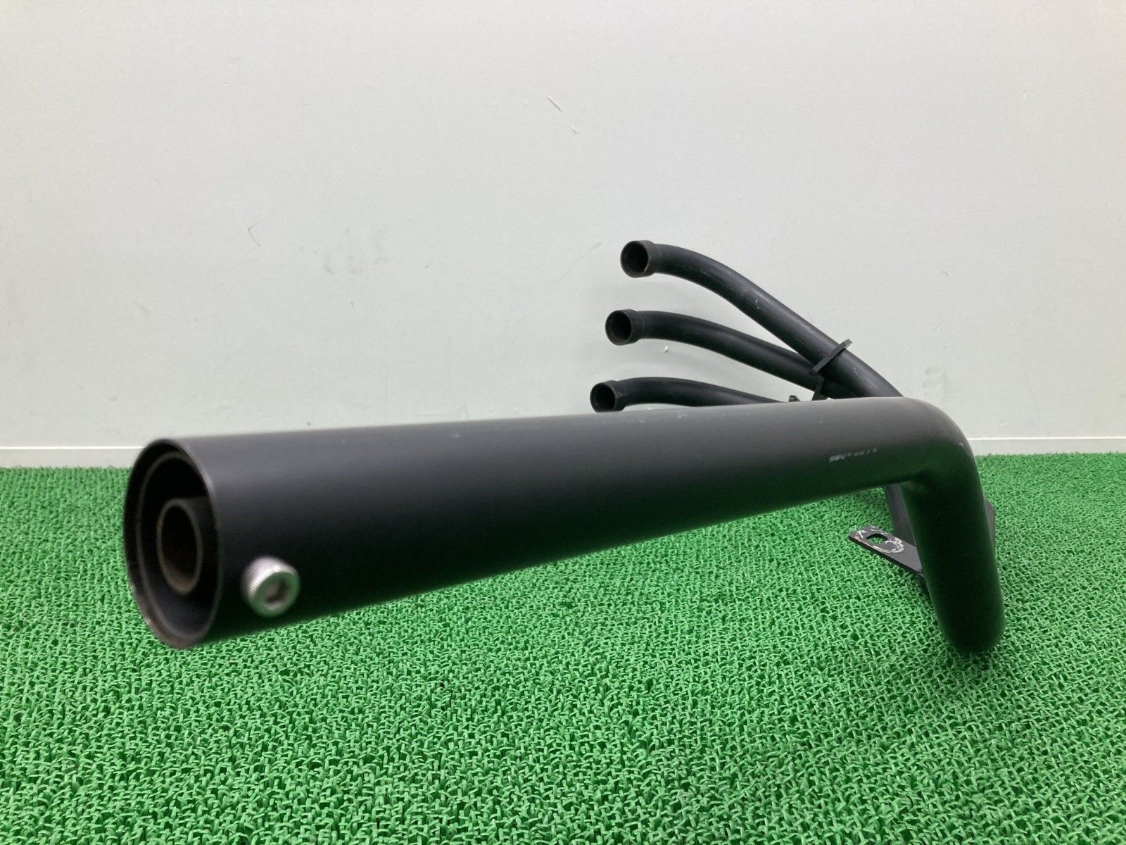 CB400SF マフラー 社外 バイク 部品 NC39 スチール 42.7φ スリムショートマフラー カスタム素材に コケキズ無し Qb