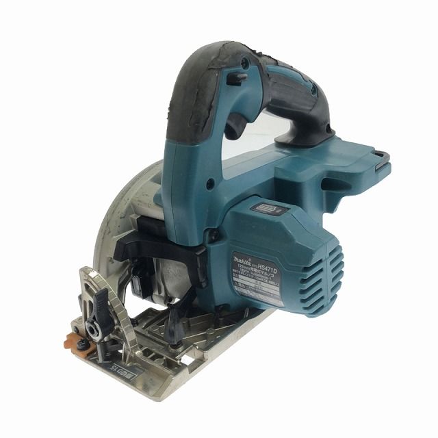 ☆中古品☆makita マキタ 18V 125mm 充電式マルノコ HS471D 青/ブルー 