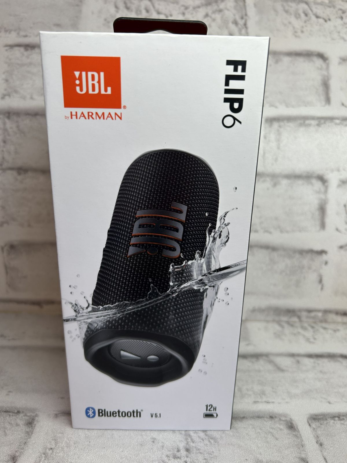 JBL FLIP6(ブラック) JBLFLIP6BLK ポータブル ウォータープルーフ