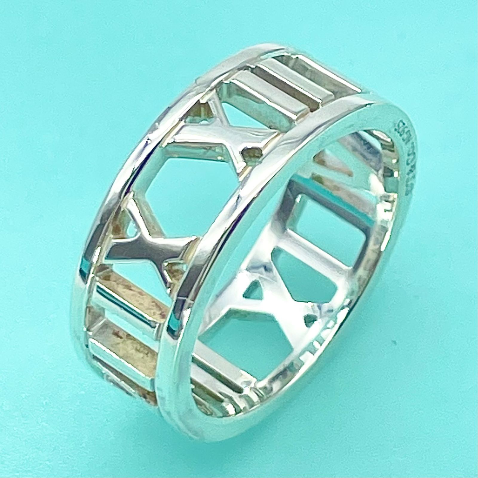 廃盤】ティファニー TIFFANY&Co. オープン アトラス シルバー リング 