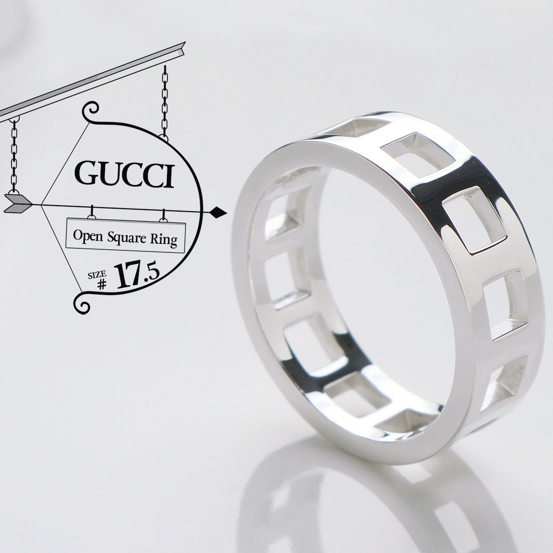 楽天市場】GUCCI 指輪（サイズ（指輪）17号）（ジュエリー