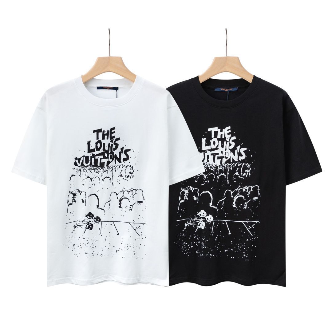 コンサートプリント ユニセックス コットンTシャツ |