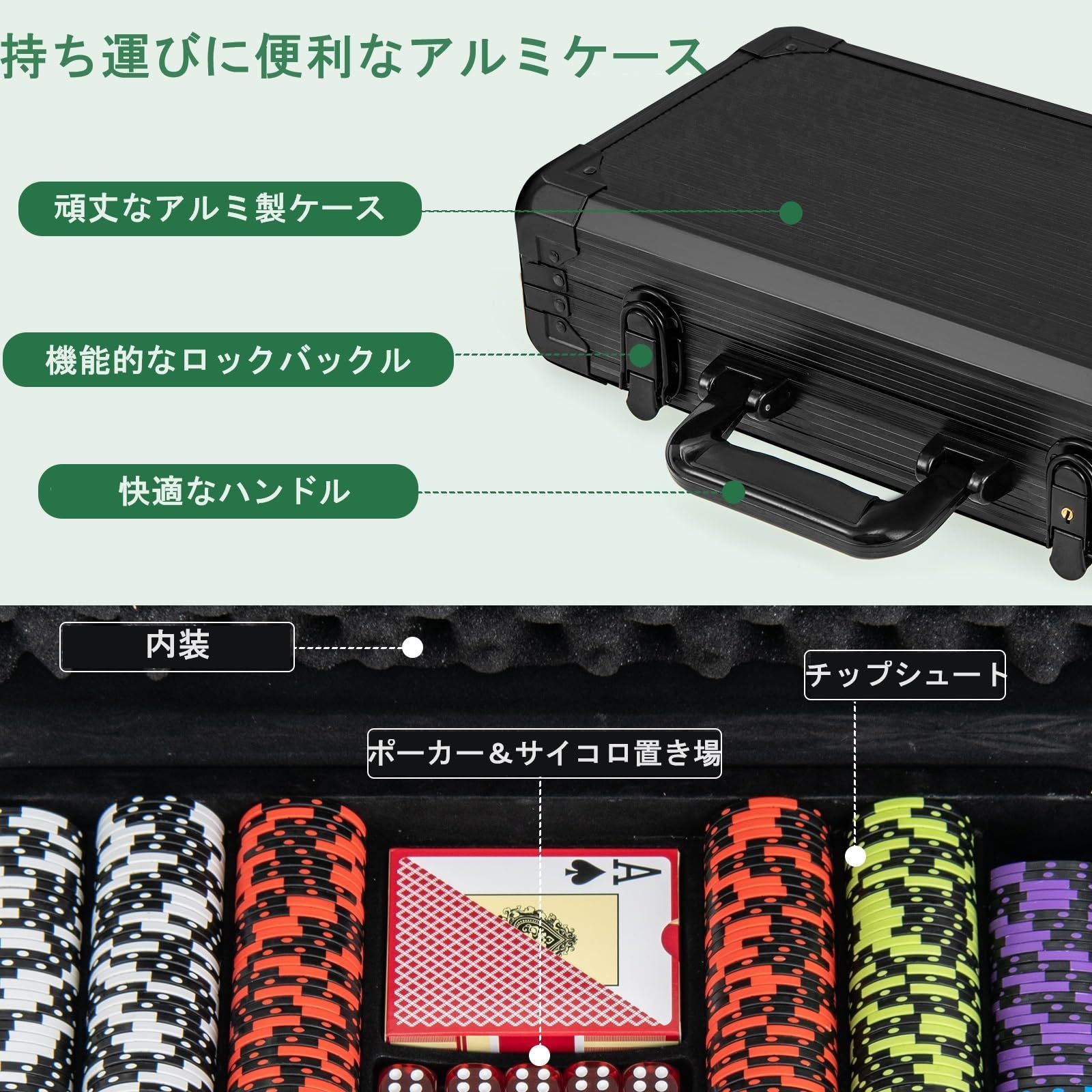 カジノトランプチップ 50000 20000 セット カジノトランプチップ 50000 20000 セット 61DLSw81RwL._UF350