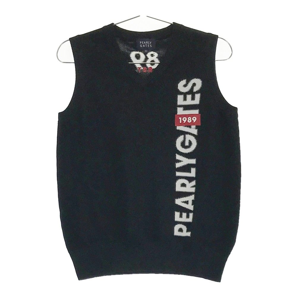 PEARLY GATES Vネック ベスト サイズ4美品 サイズ：0 PEARLY GATES