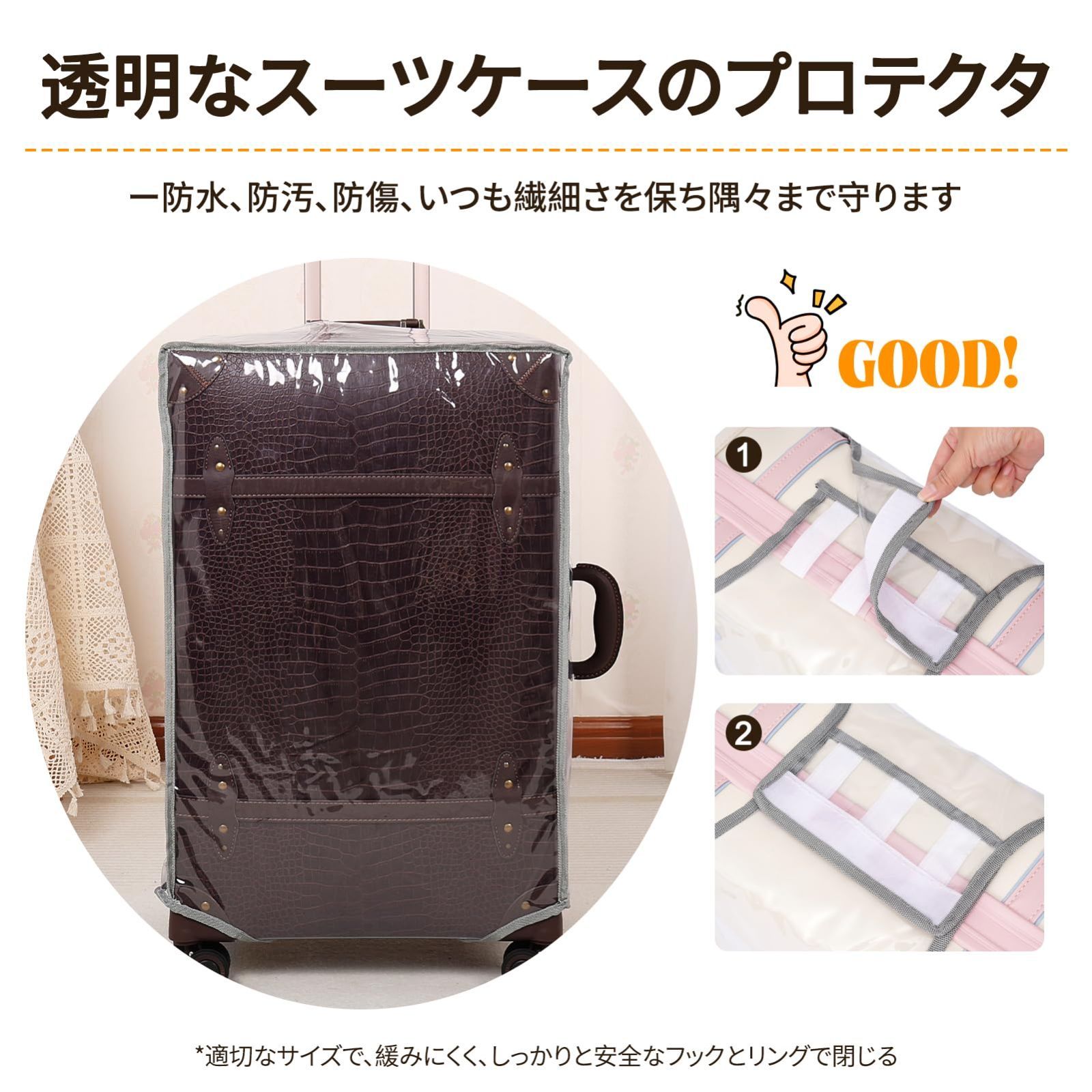 NZBZ ミュートスピンナーホイール付きのレトロなキャリーケース おしゃれトランクスーツケース キャリーケース 機内持ち込み 軽量 ビジネス 学校 旅行に適した軽量トロリースーツケース S 20 型 ブラウンクロコダイル