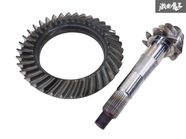 ◆不具合無し◆ 日産純正 R200 フィアナルギア リングギア ピニオンギア ギア比 37 8 | 4.6 S13 S14 S15 R32 R33 R34 A31 C33 C35 棚