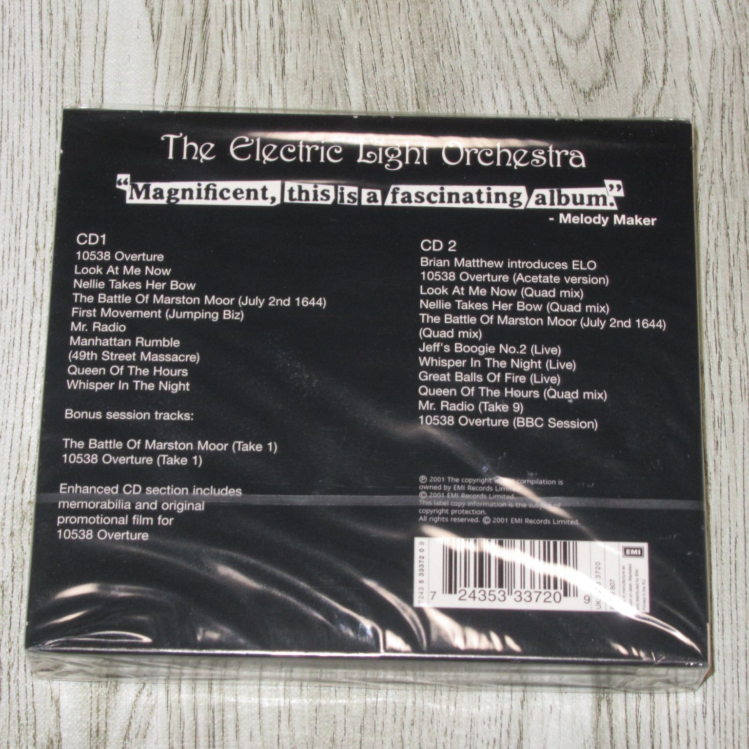CD 未開封 LIMITED EDITION 2CD SET ELECTRIC LIGHT ORCHESTRA