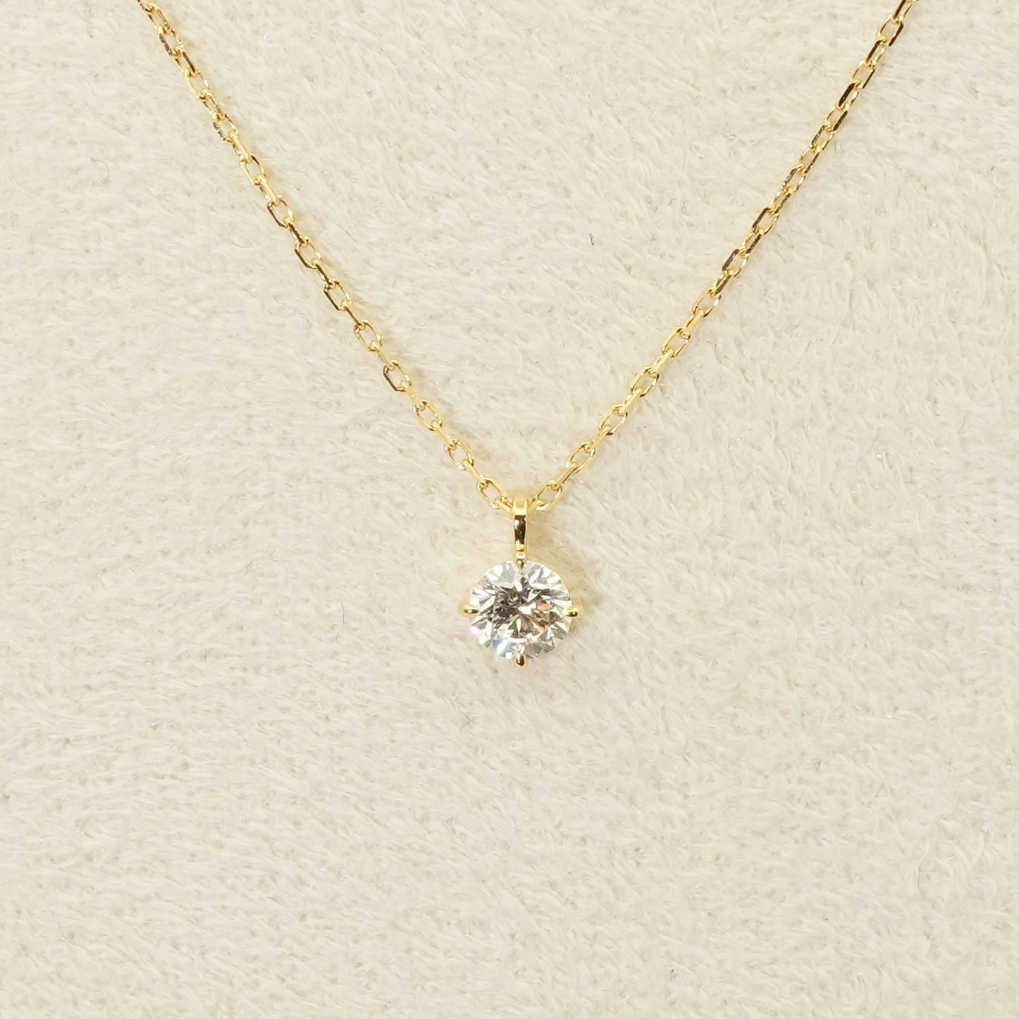 エテ ダイヤモンド ブライト K18 0.2ct ネックレス/24-3379S 【公式通販】