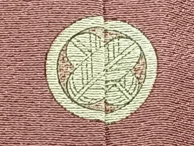 平和屋着物□上質な色無地 霞地紋 石竹色 正絹 逸品 CAAT4657in