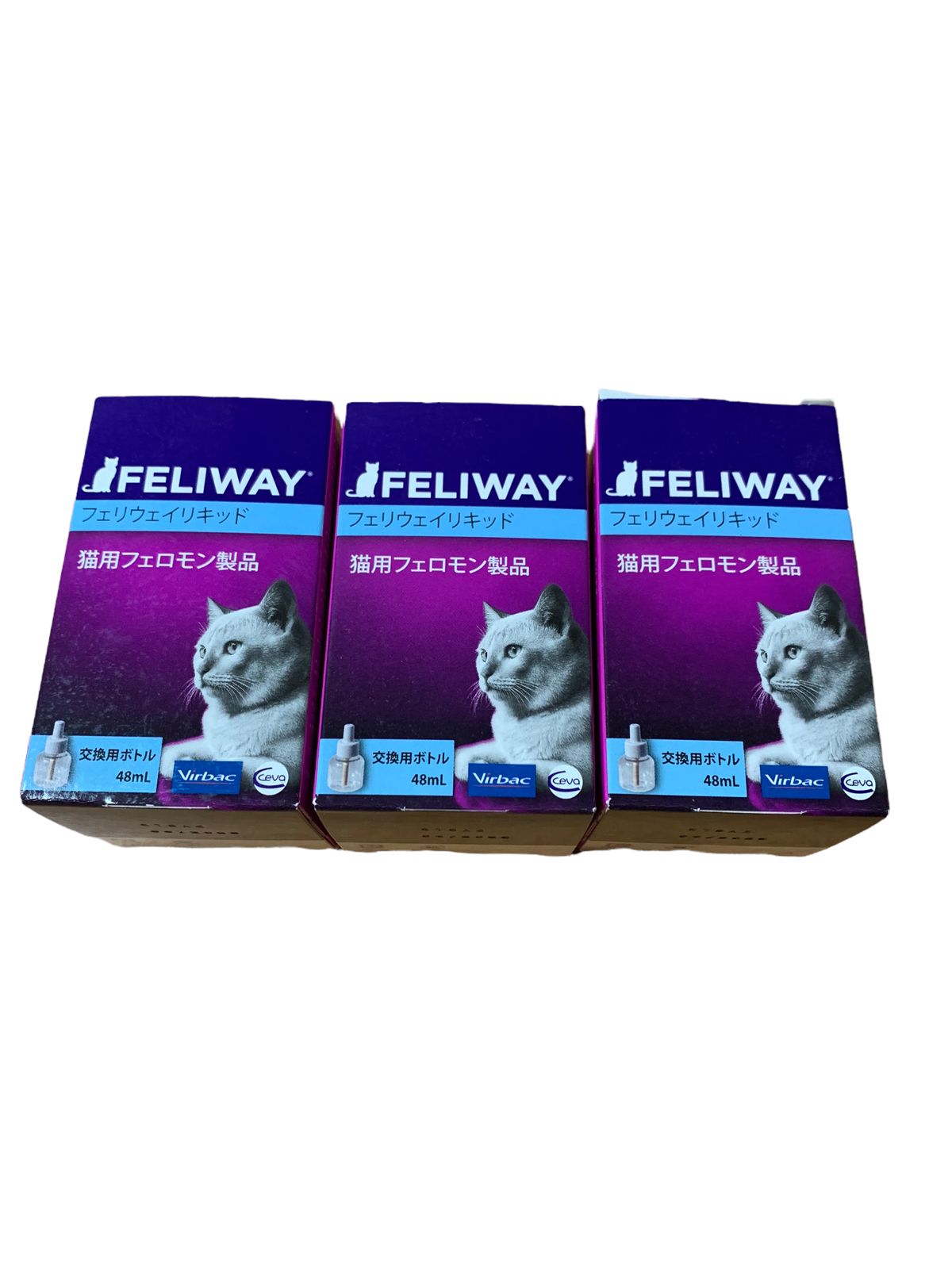 フェリウェイ Feliway リキッド 48ml  3個セット［並行輸入品］