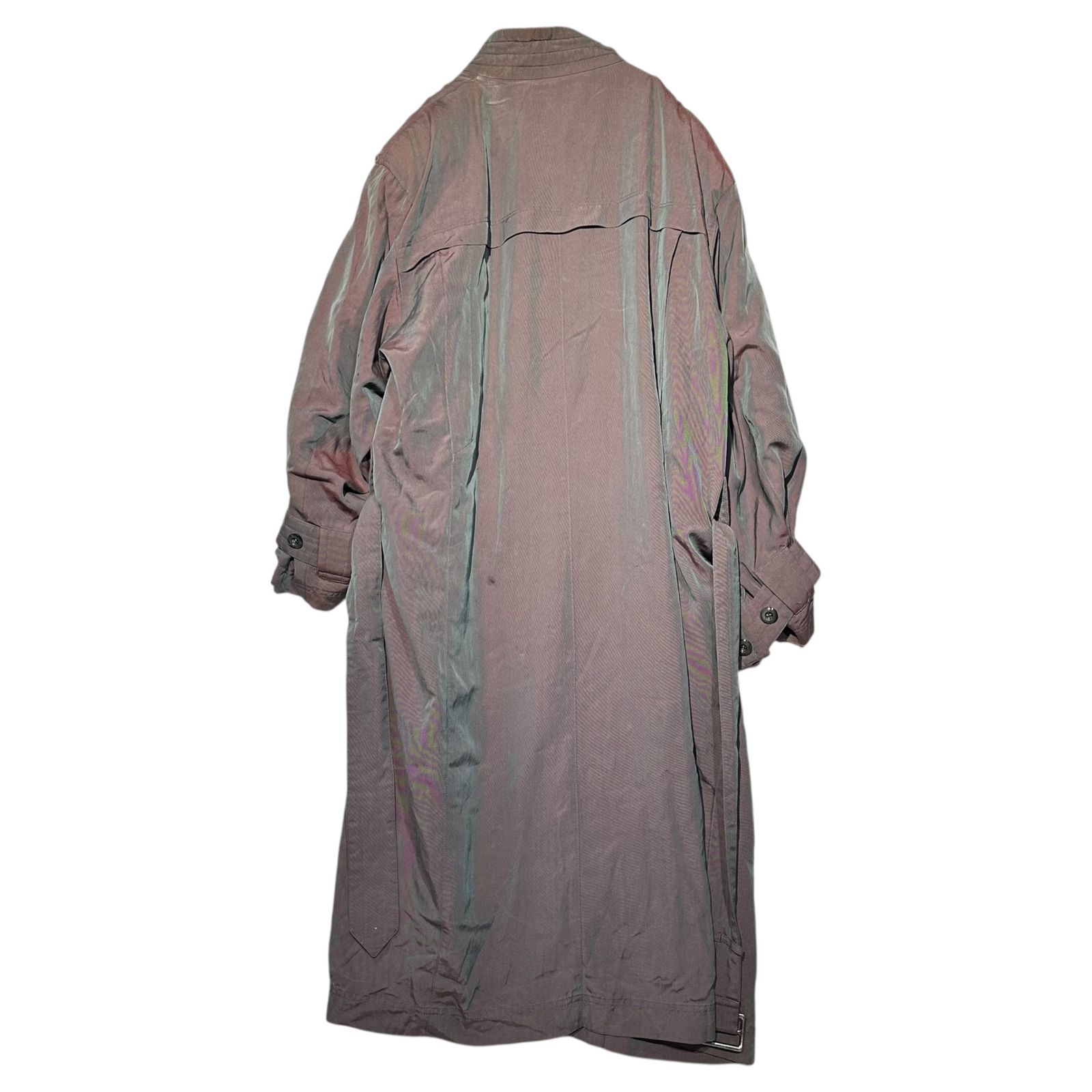 DOMON EX(ドモン イーエックス) 90's Long Trench Coat in Iridescent