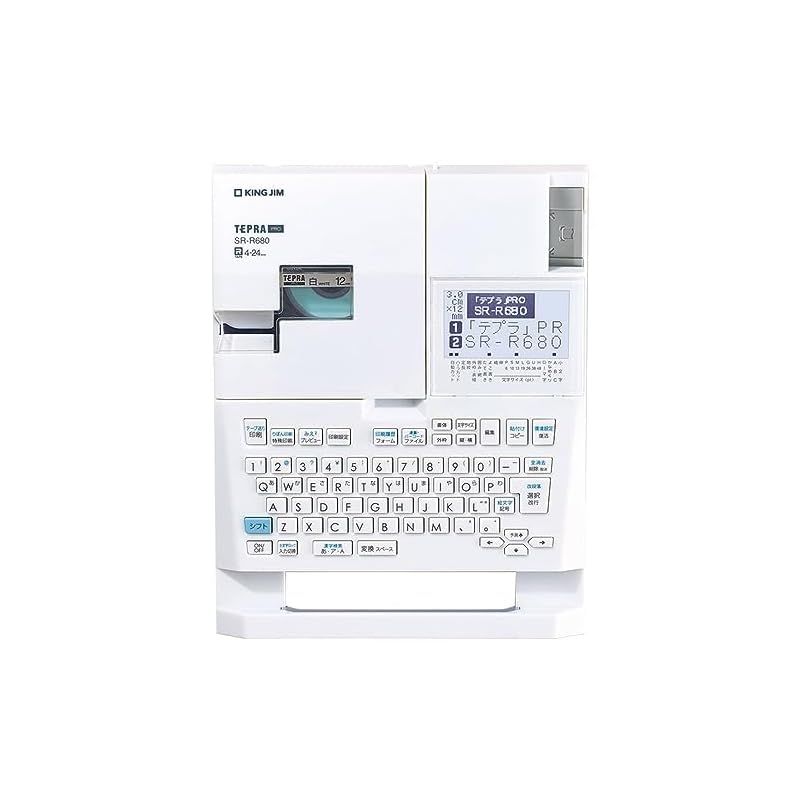 【新品】 キングジム ラベルライター 「テプラ」PRO SR-R680 (対応ラベル幅:4-24mm幅) 1