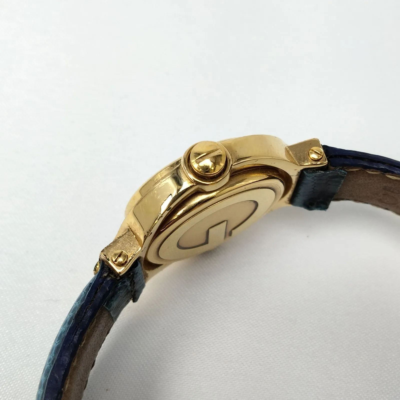  ️GUCCI ️グッチ クォーツ GQ 6600 革ベルト 腕時計 腕時計(クォーツ) 腕時計(アナログ)