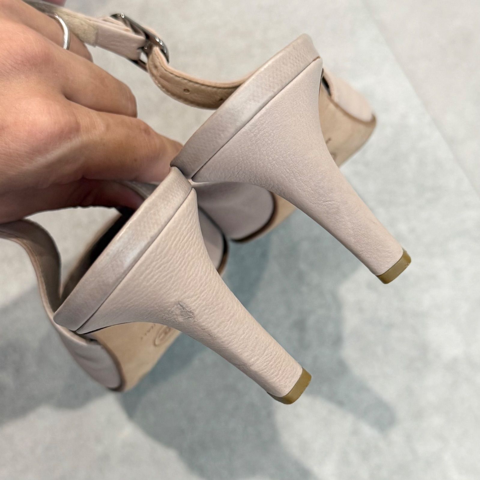 CHANEL シャネル ココマーク チェーン スリングバック パンプス 23P 美品 CHANEL シャネル スリングバックパンプス ココマーク