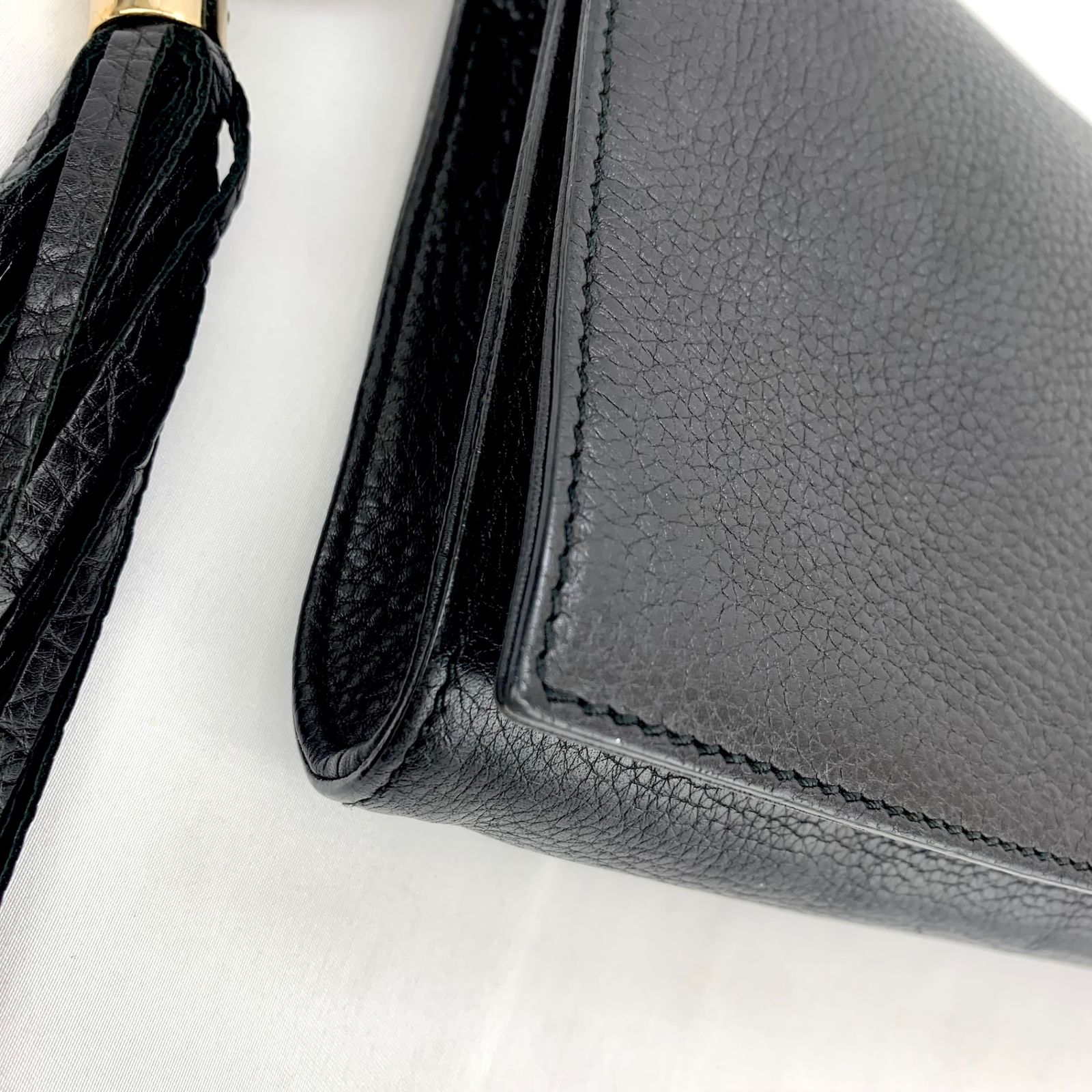 GUCCI ソーホー クラッチバッグ 336753 ブラック ゴールド金具 レザー 486628 WWW_DECORATOM_COM_BR