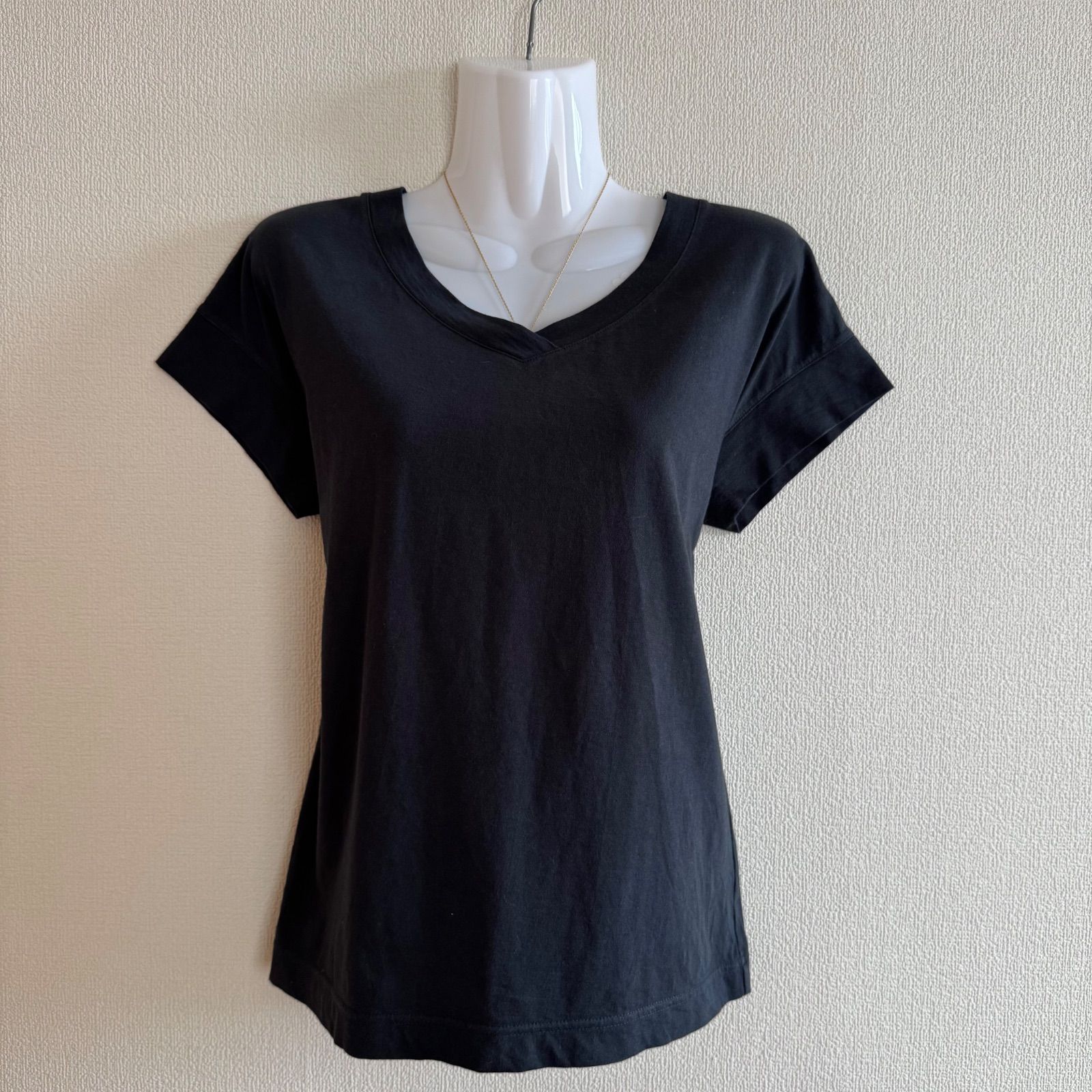 Margaret Howell マーガレットハウエル VネックコットンTシャツ