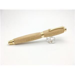 銘木材 万年筆 文房具 栗こぶ杢 くり 中太字 文具 ステーショナリー SKLAD-KIRPICHA_RU